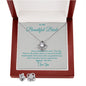 To My Beautiful Bride Love Knot Necklace