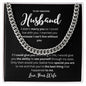 To My Amazing Husband Cuban Chain Link