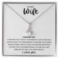 To My Wife Alluring Beauty Necklace