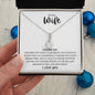 To My Wife Alluring Beauty Necklace