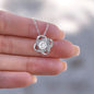 To My Beautiful Wife Love Knott Necklace