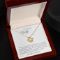 To My Beautiful Wife Love Knott Necklace
