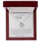 To My Beautiful Wife Love Knott Necklace