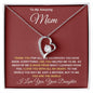 To My Beautiful Mom Forever Love Necklace