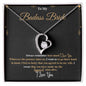 To My Badass Bride Forever Love Necklace