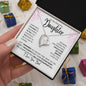 To my Beautiful Daughter Forever Love Necklace