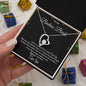 To My Badass Wife Forever Love Necklace