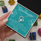 To My Granddaughter Forever Love Necklace