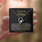 To My Beautiful Mom Forever Love Necklace