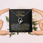 To My Beautiful Mom Forever Love Necklace