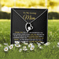 To My Beautiful Mom Forever Love Necklace