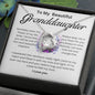 To My Beautiful Granddaughter Forever Love Necklace