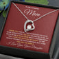 To My Beautiful Mom Forever Love Necklace