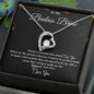 To My Badass Wife Forever Love Necklace