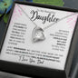 To my Beautiful Daughter Forever Love Necklace
