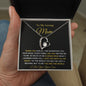 To My Beautiful Mom Forever Love Necklace