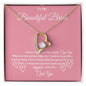 To My Beautiful Bride Forever Love Necklace