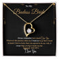 To My Badass Bride Forever Love Necklace