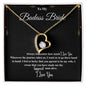 To My Badass Wife Forever Love Necklace