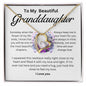 To My Beautiful Granddaughter Forever Love Necklace