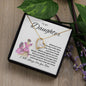 To My Daughter Forever Love Necklace