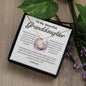 To My Beautiful Granddaughter Forever Love Necklace