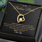 To My Badass Bride Forever Love Necklace