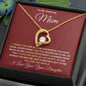 To My Beautiful Mom Forever Love Necklace