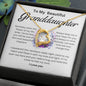 To My Beautiful Granddaughter Forever Love Necklace
