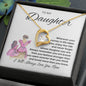 To My Daughter Forever Love Necklace