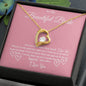 To My Beautiful Bride Forever Love Necklace