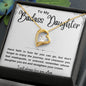 To My Badass Daughter Forever Love Necklace