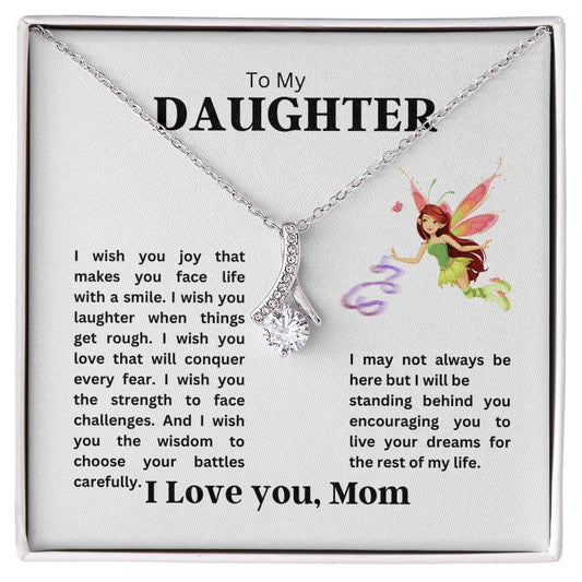 To My Daughter Alluring Beauty Necklace