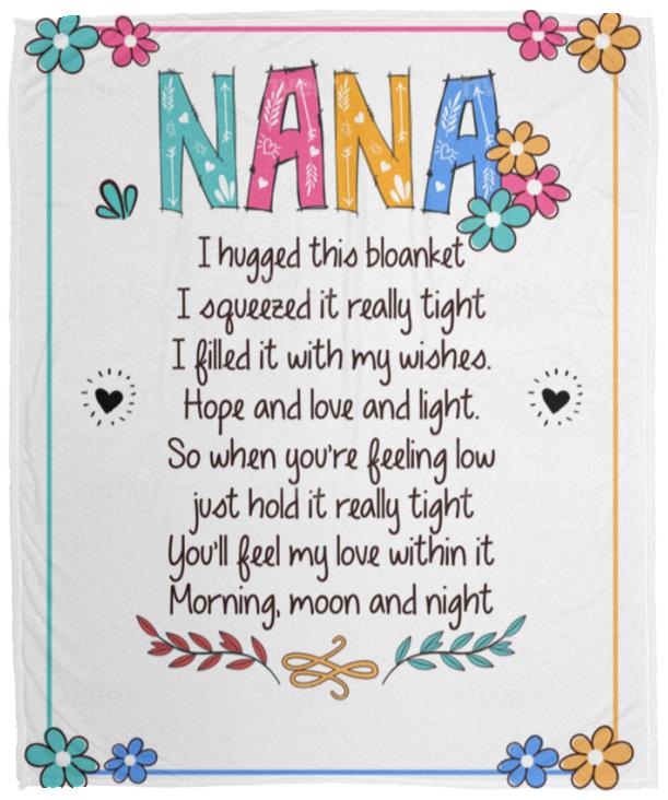 NANA Cozy Plush Fleece Blanket - 50x60