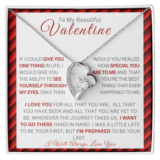 To My Valentine Forever Love Necklace